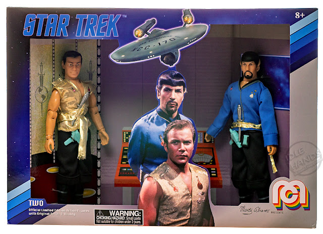 SDCC 2018 MEGO Target Exclusive Action Figures Star Trek Mirror Mirror Kirk and Spock 2 pack 001