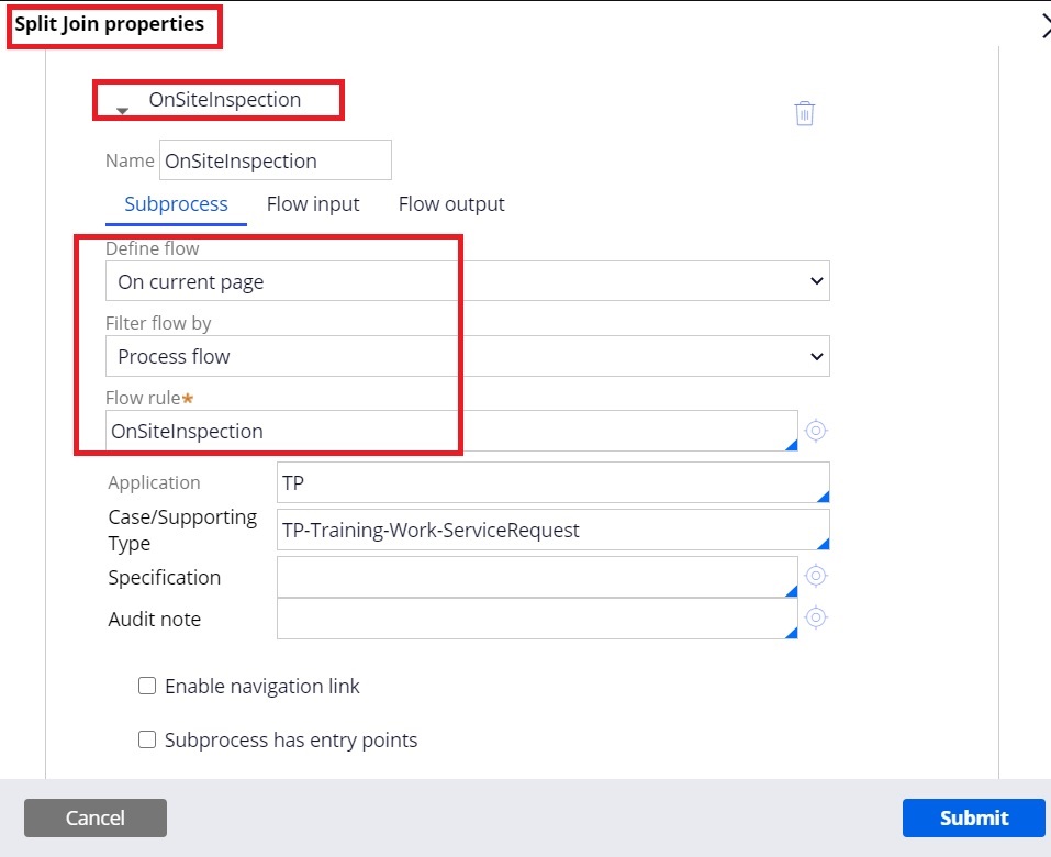Split Join shape in pega Pega Help Case Management Integration