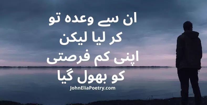 un se wada to kar liya lekin John elia un se wada to kar liya lekin John elia
