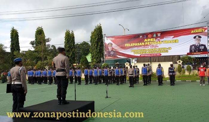 Upaya Pengendalian dan Pencegahan Covid-19, Polresta Banyuwangi Bentuk Tim Tracer