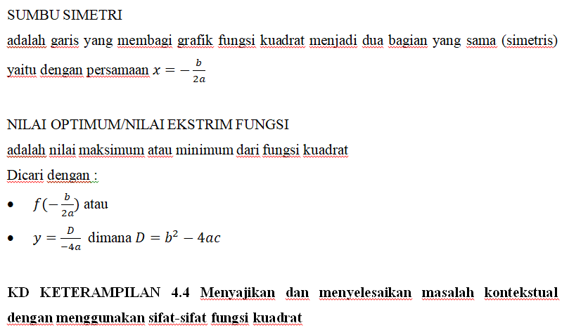 Penerapan Fungsi Kuadrat Matematika Kelas 9 Media Pembelajaran Online Guru Spensaka Smpn1kalimanah