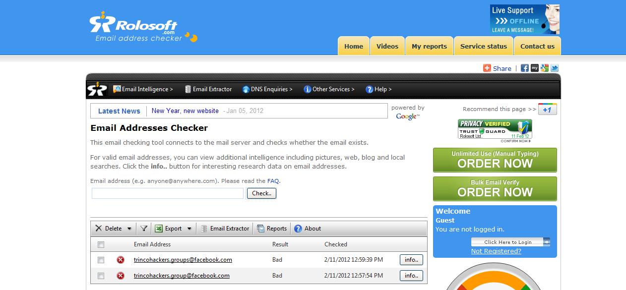 GLAN ROY HOW TO CHECK FAKE E MAIL ADDRESS AND PHONE NUMBER