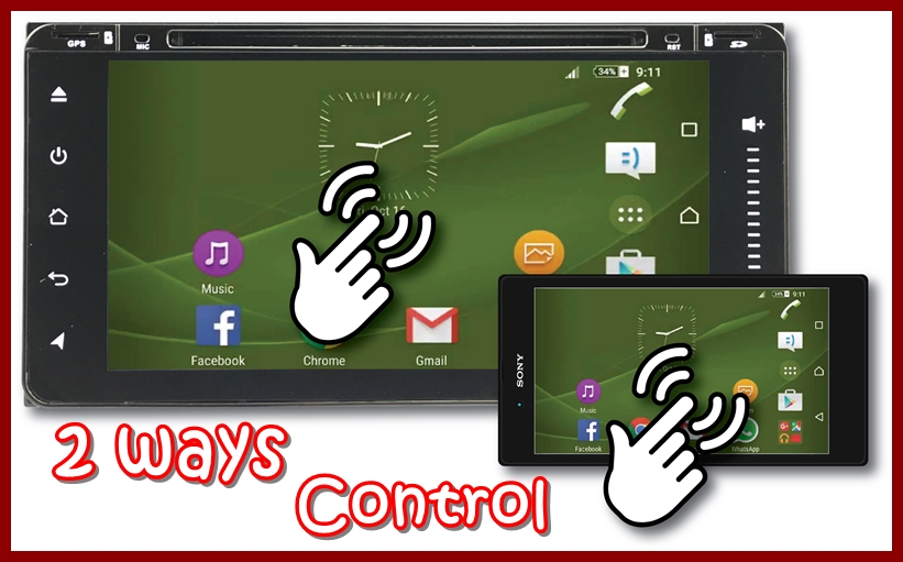 Otonavi UI Features B Feature Mirror Link (Android) Mirror Link 功能