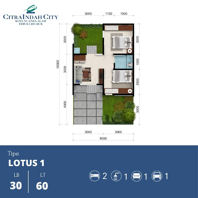 Cluster Bukit LOTUS Citra Indah City - Harga mulai 215 jt an