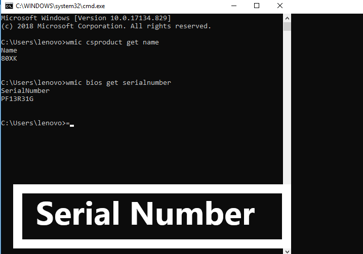 Cara Cek Serial Number Laptop Windows 10 Lewat CMD