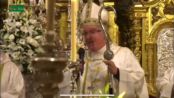 El mensaje que el nuevo arzobispo de Sevilla mandaba a los cofrades en 2019