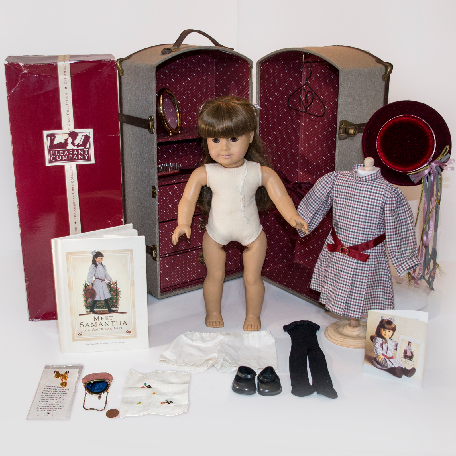 Samantha Collection Samantha Doll, Meet Accesories and Trunk