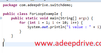 Java For loop Examples - Nested For Loop Examples | JavaProgramTo.com