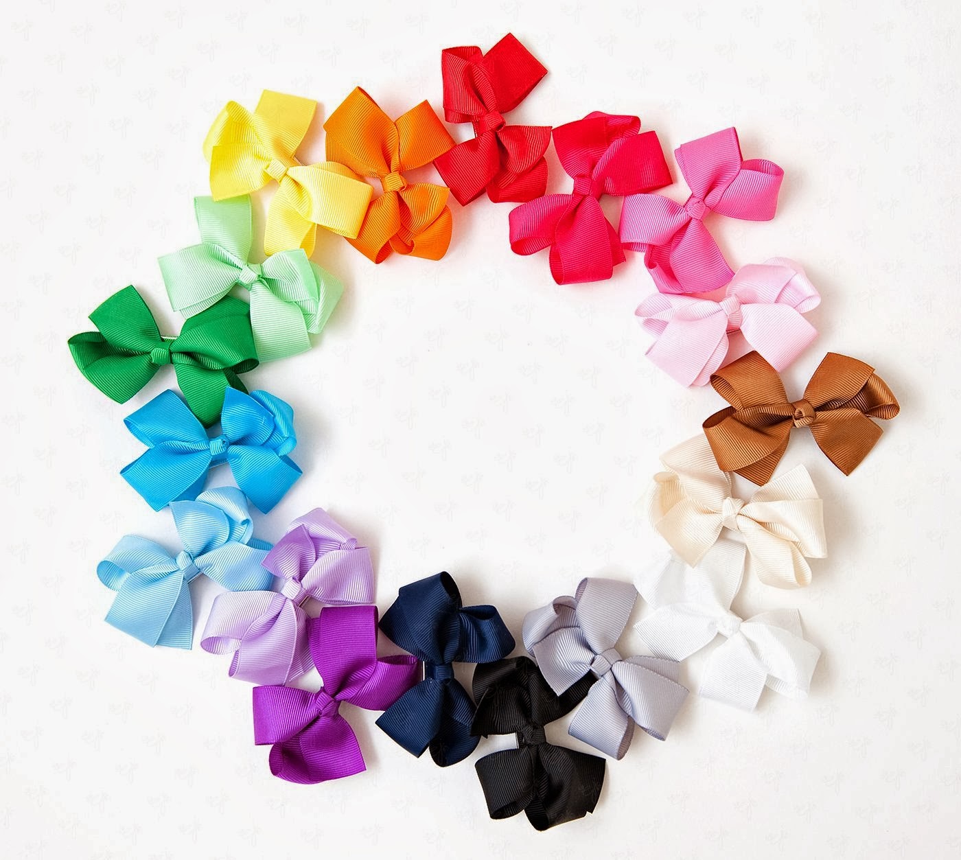 Random Crafting Adventures Simple Hair Bow Clips