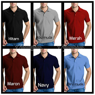 Kaos Polo Shirt Pria