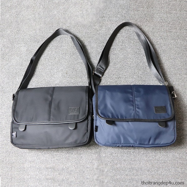 Túi deo chéo thời trang vải dù nam sành điệu DNM022D (Đen)