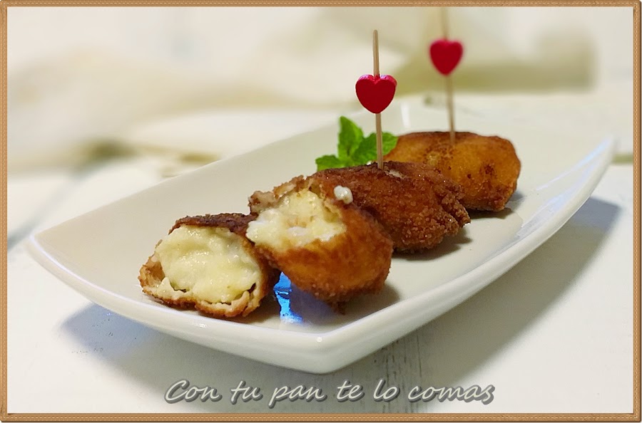 Croquetas caseras de gambas al ajillo