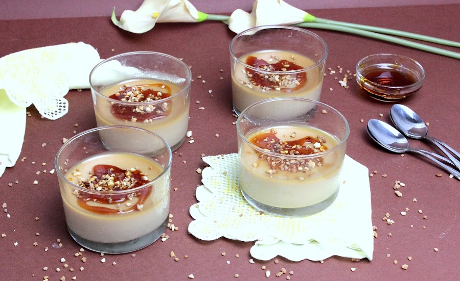 Panna cotta de crema de speculoos. Julia y sus recetas