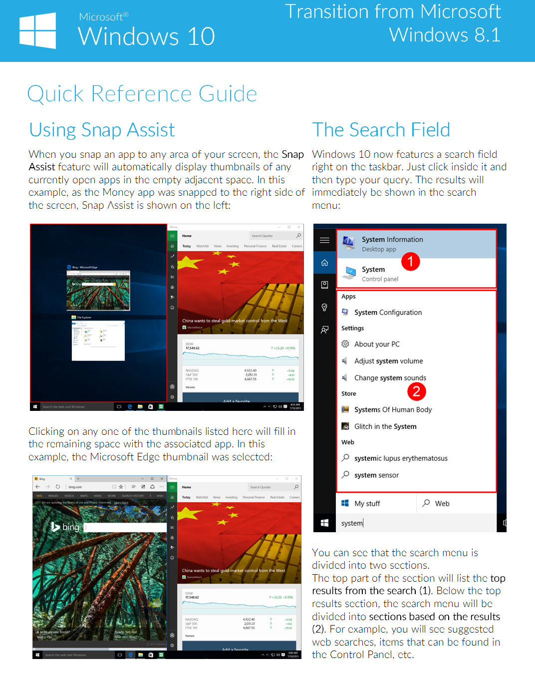 Mouse Training London Ltd: Windows 10 Transition from Windows 8.1