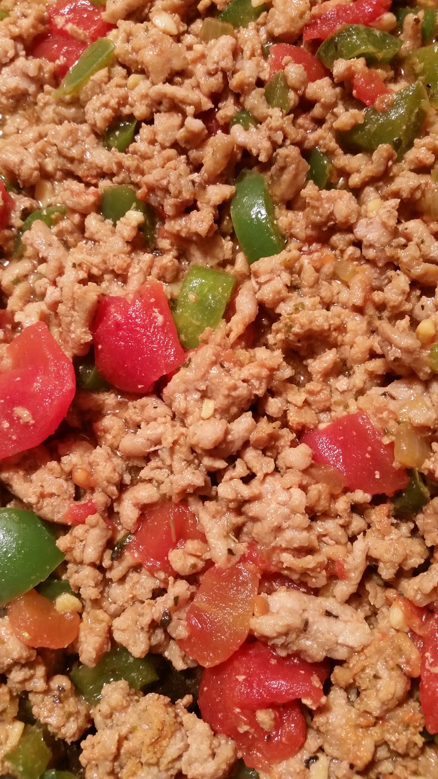 GROUND PORK STUFFED PEPPER