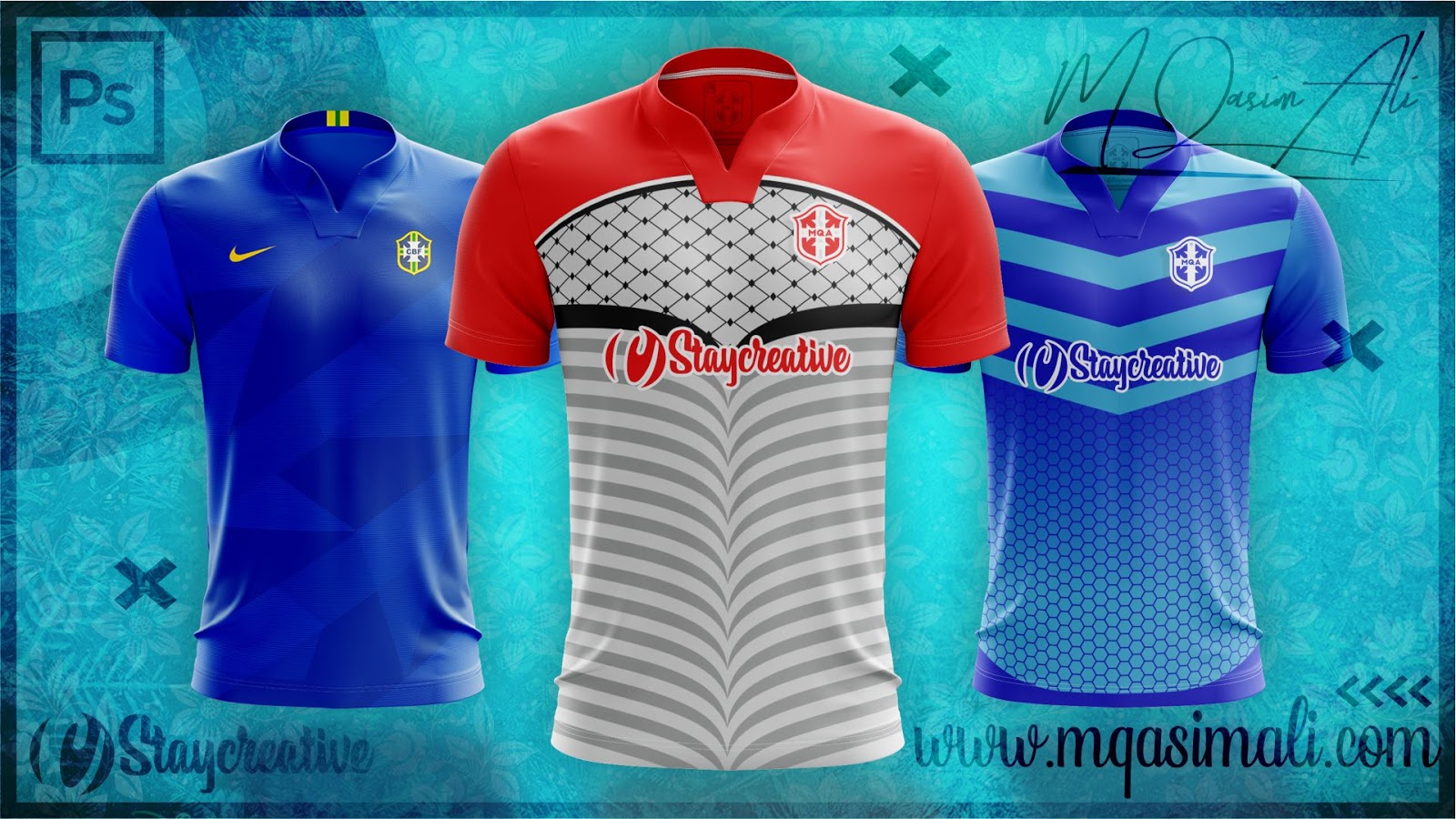 Download Photoshop Sports Templates_Creative Soccer/Football Jersey Design in Photoshop by M Qasim Ali ...