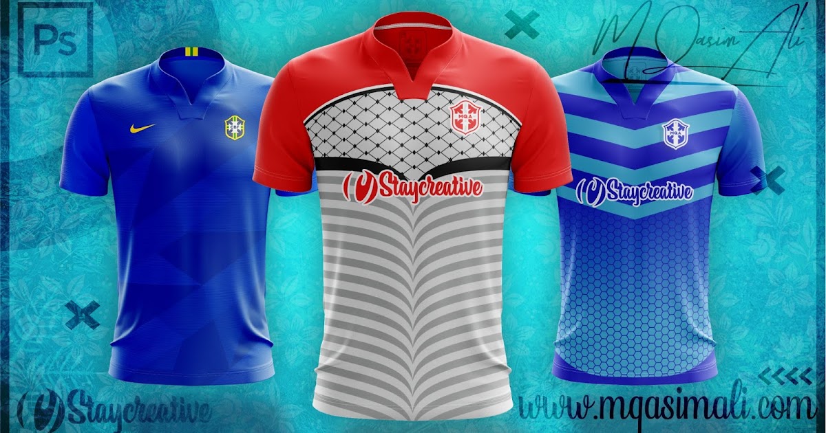 Photoshop Sports Templates_Creative Soccer/Football Jersey Design in ...