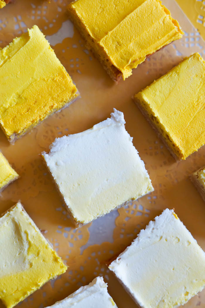 frosted lemon cookie bars