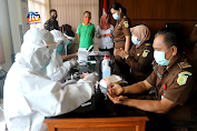 Paska Libur, Kejari Bojonegoro Lakukan Rapid Test Massal