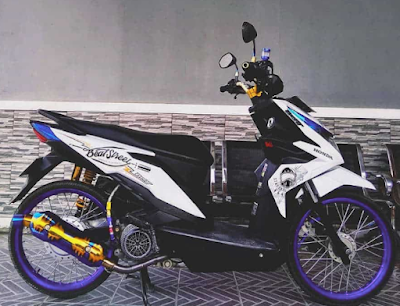 Modifikasi Velg Jari-jari Honda Beat Street