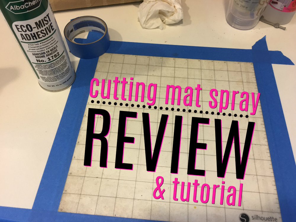 AlbaChem Cutting Mat Adhesive Spray Review How to ReStick a