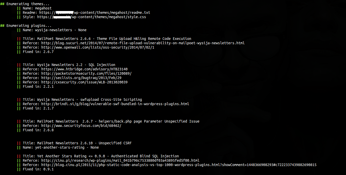 WPSeku v0.2 Wordpress Security Scanner