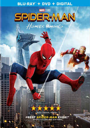 Spider Man Homecoming 2017 BRRip 400MB ORG Hindi Dual Audio 480p