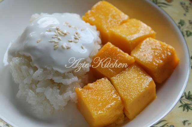 Pulut Mangga Thailand Yang Sangat Sedap