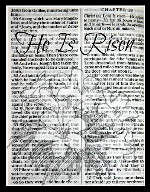 Easter - He Is Risen Free Printable | I Gotta Try That...