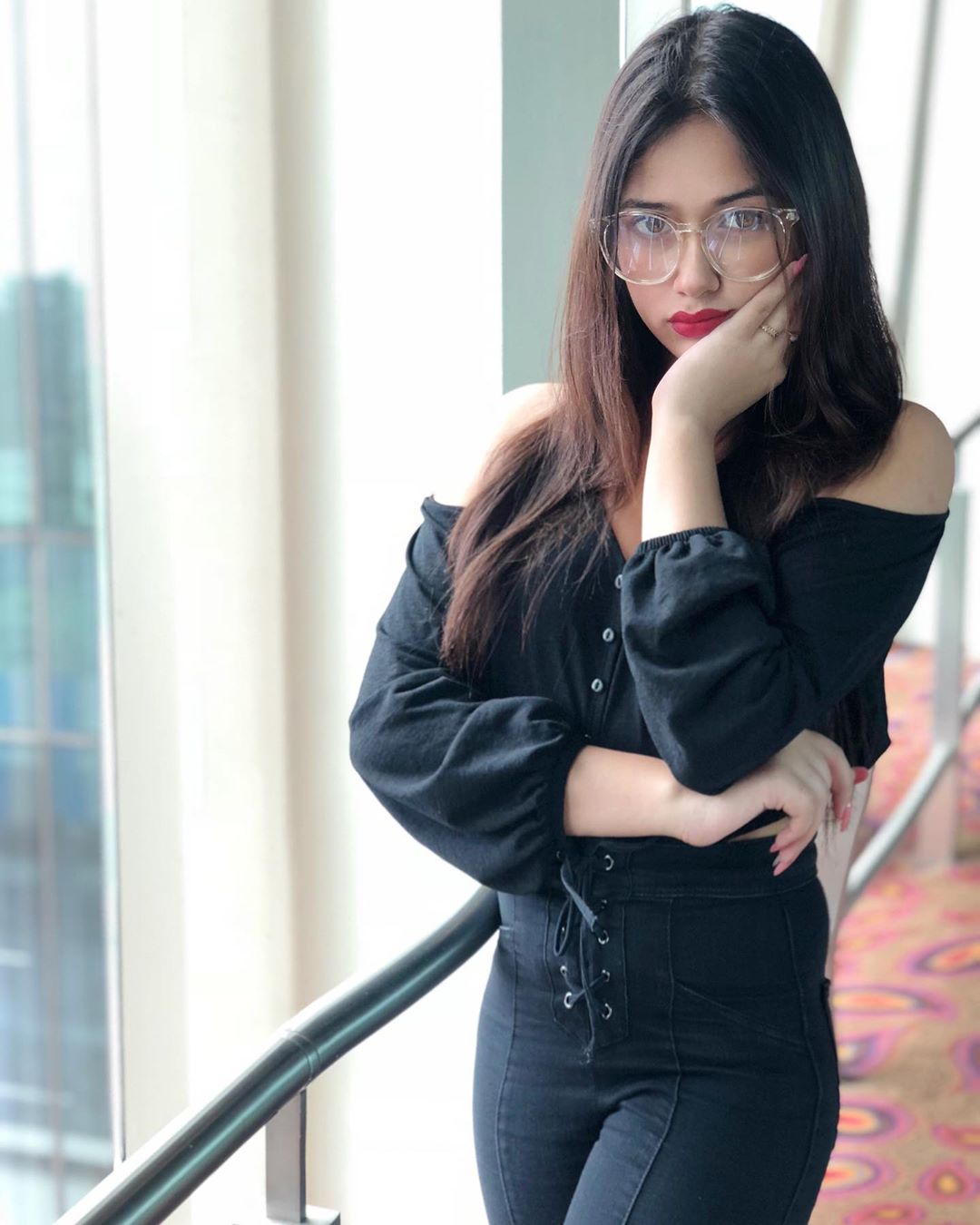 Jannat Zubair Black Dress