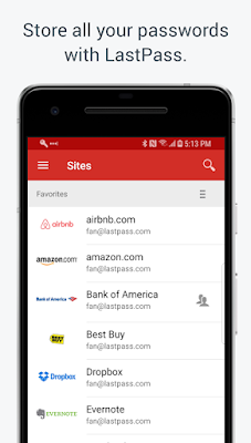 تطبيق لإدارة كلمات المرور