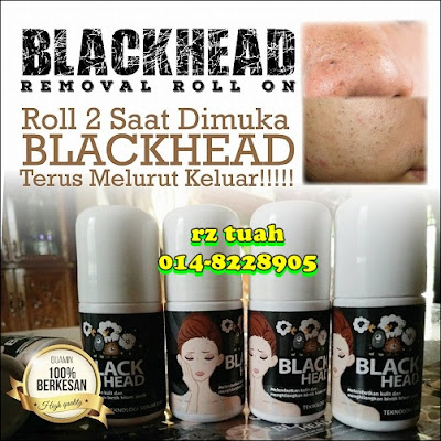 blackhead removal roll on hapus bintik hitam