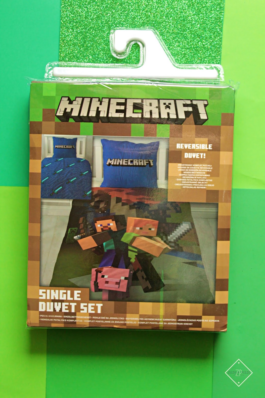 Pościel Minecraft Steve Alex Baby Pig