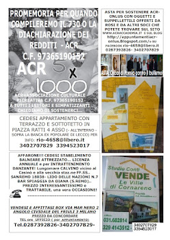 Acr (Onlus) ..5 x 1000 all'ACR? Sì grazie!