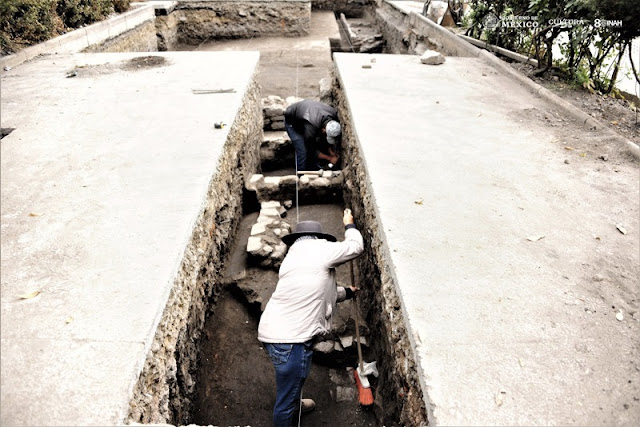 Foundations of pre-Hispanic house unearthed in Mexico City