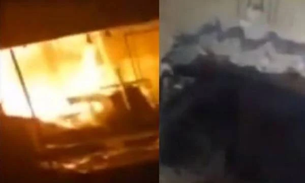 Textile shop set ablaze in Malappuram, suspected to have lit after theft, Malappuram, News, Local-News, Burnt, Natives, Police, Case, Probe, Kerala