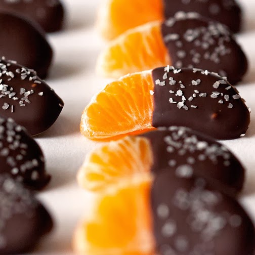 Salted Chocolate Dipped Mandarins Yummi Recipes