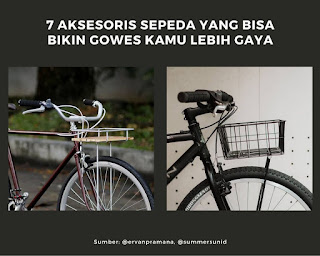 Rak sebagai aksesoris penting untuk gowes lebih gaya