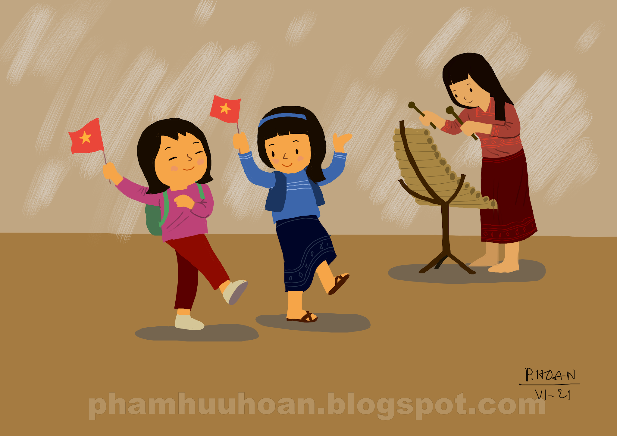 Phạm Hoan: Múa Với Bạn Tây Nguyên - Nhạc : Phạm Tuyên