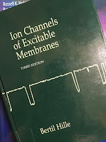 Ion Channels of Excitable Membranes,  by Bertil Hille, superimposed on Intermediate Physics for Medicine and Biology.