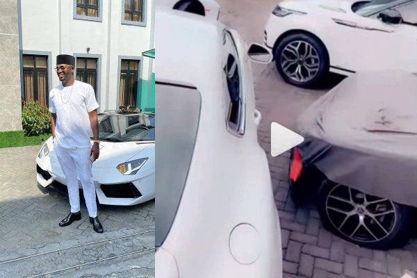 Oil tycoon Joseph Ezeokafor a.k.a Jowizazaa shows off cars that worths millions of naira(Video)