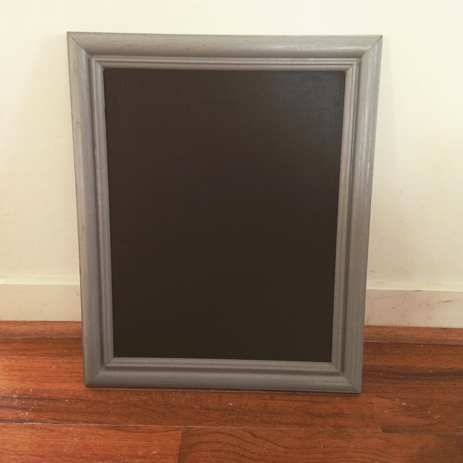 Refurbishing From The Heart How To Create A Chalkboard Frame