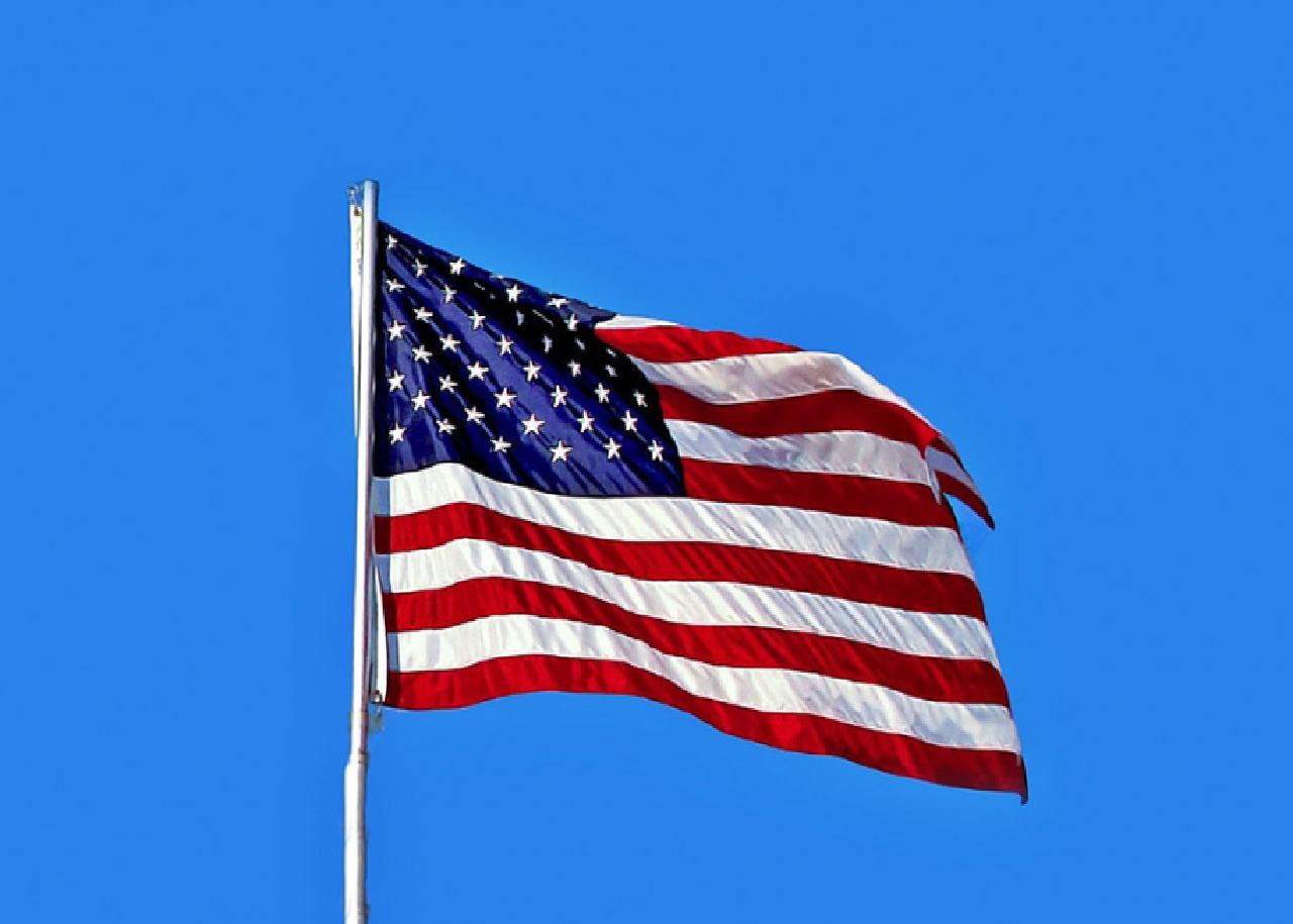 How many stars are in the flag of USA?
