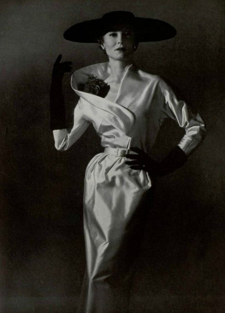 Couture Allure Vintage Fashion: Nina Ricci Dinner Dress - 1953