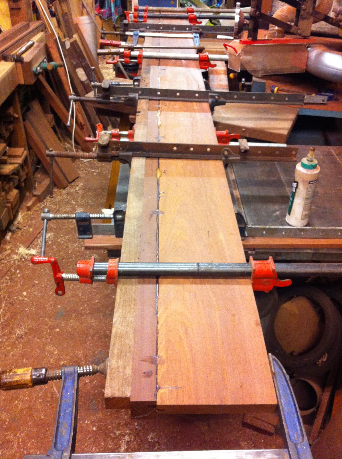 The Joy of Wood: Several steps to create a nice curved edge.