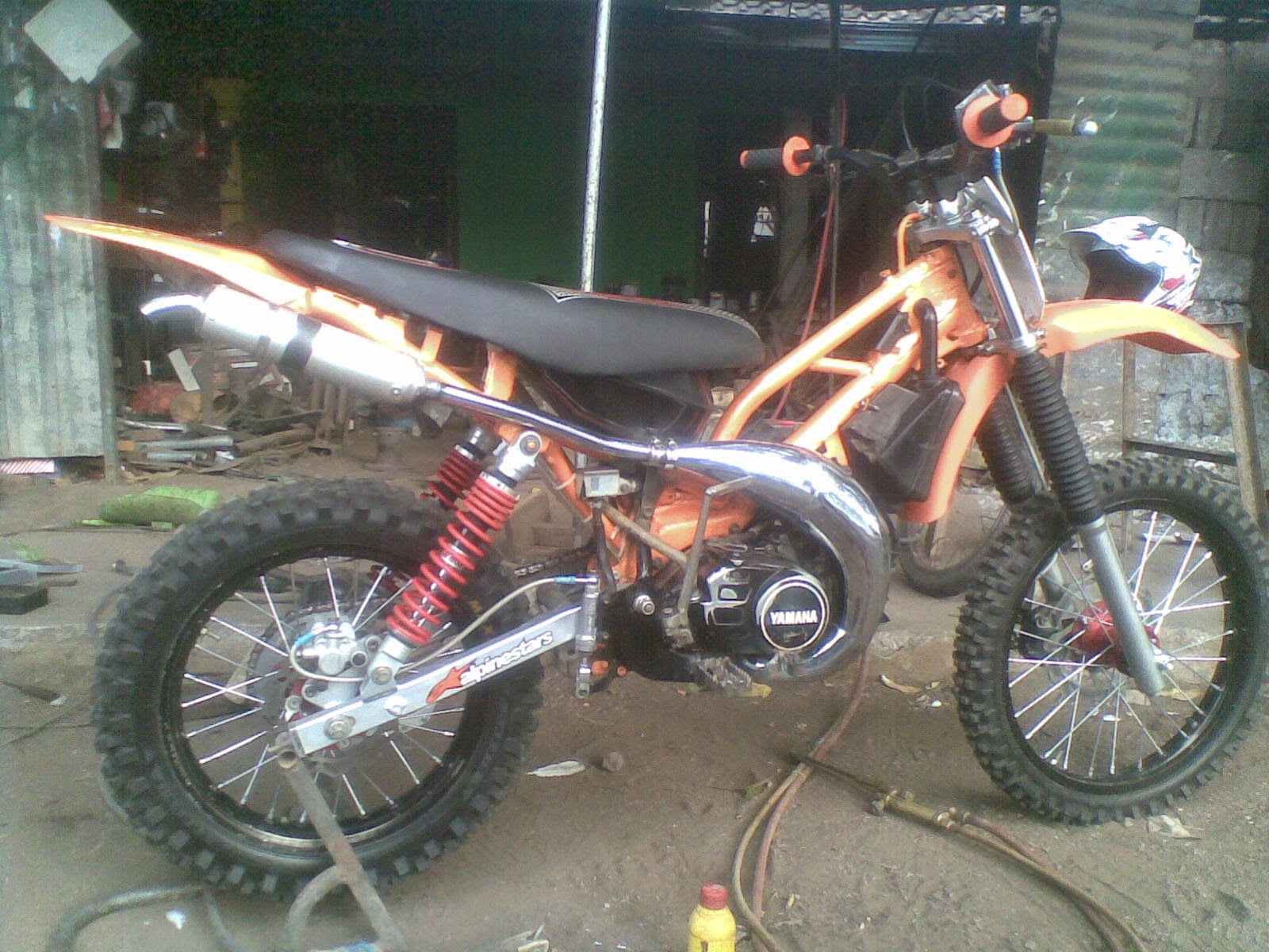 88 Modifikasi Motor Trail Bebek Smash | Modifikasi Trail