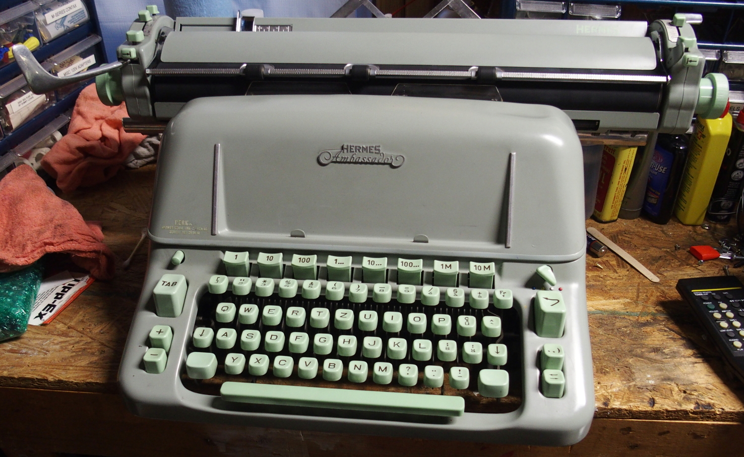 Fountain Pens & Typewriters Hermes Ambassador One Gargantuan Typewriter