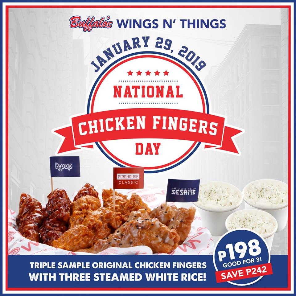 Manila Shopper Buffalo Wings N' Things National Chicken Fingers Day