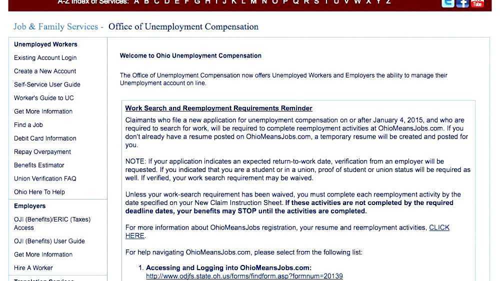 Ohio Department of Job and Family Services