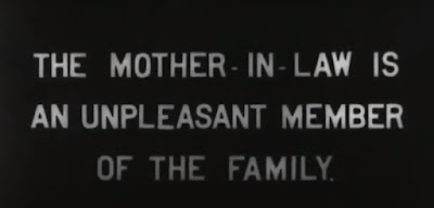 "The Mother In Law is an unpleasant member of the family."